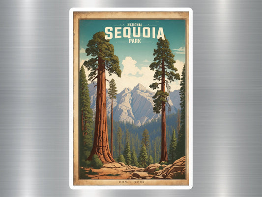 Vintage Sequoia National Park Sticker