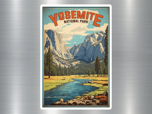 Vintage Yosemite National Park Sticker