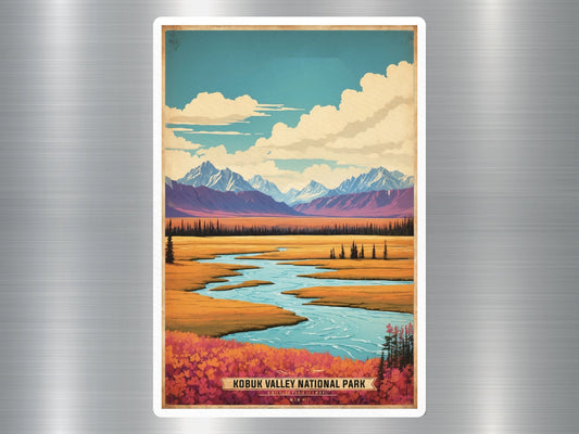 Vintage Kobuk Valley National Park Sticker