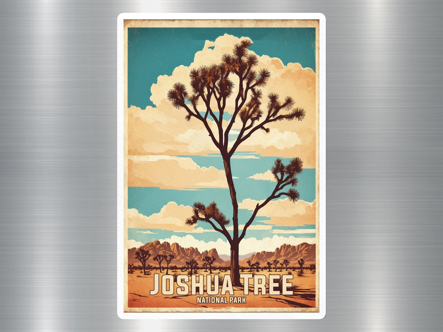 Vintage Joshua Tree National Park Sticker