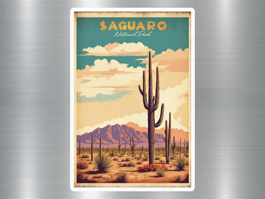 Vintage Saguaro National Park Sticker