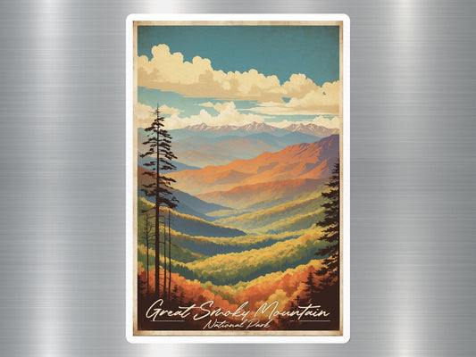 Vintage Great Smoky Mountain National Park Sticker