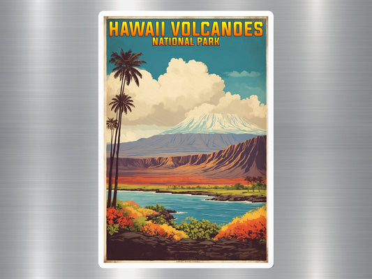 Vintage Hawaii Volcanoes National Park Sticker