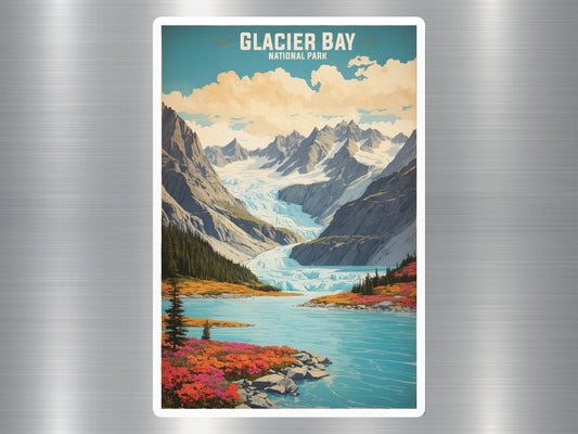 Vintage Glacier Bay National Park Sticker