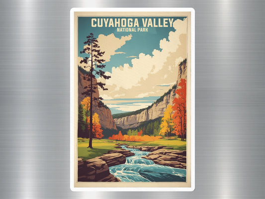 Vintage Cuyahoga Valley National Park Sticker