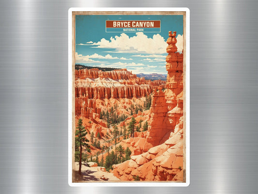 Vintage Bryce Canyon National Park Sticker