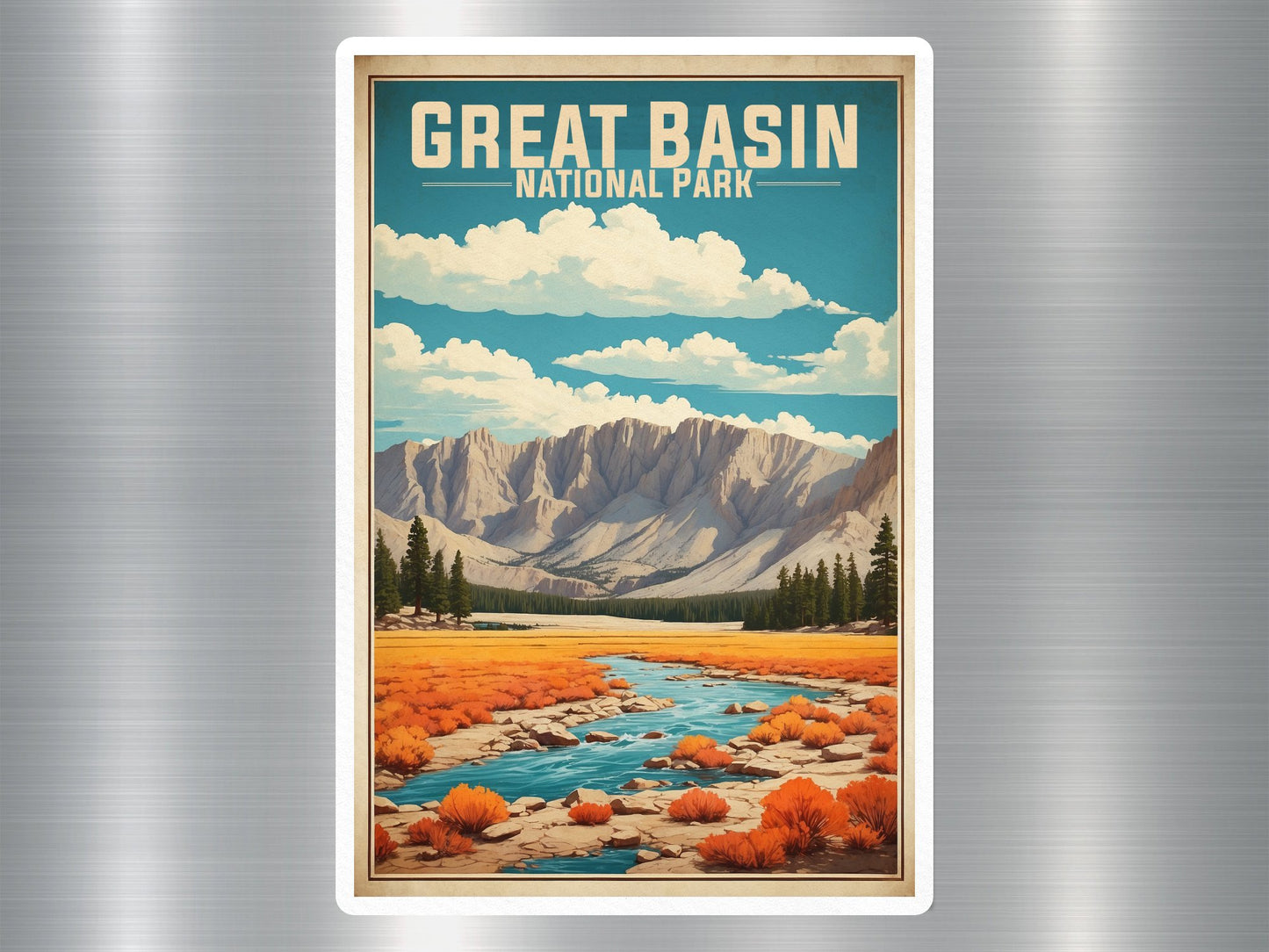 Vintage Great Basin National Park Sticker