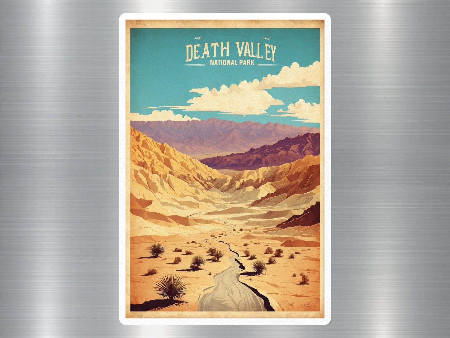 Vintage Death Valley National Park Sticker