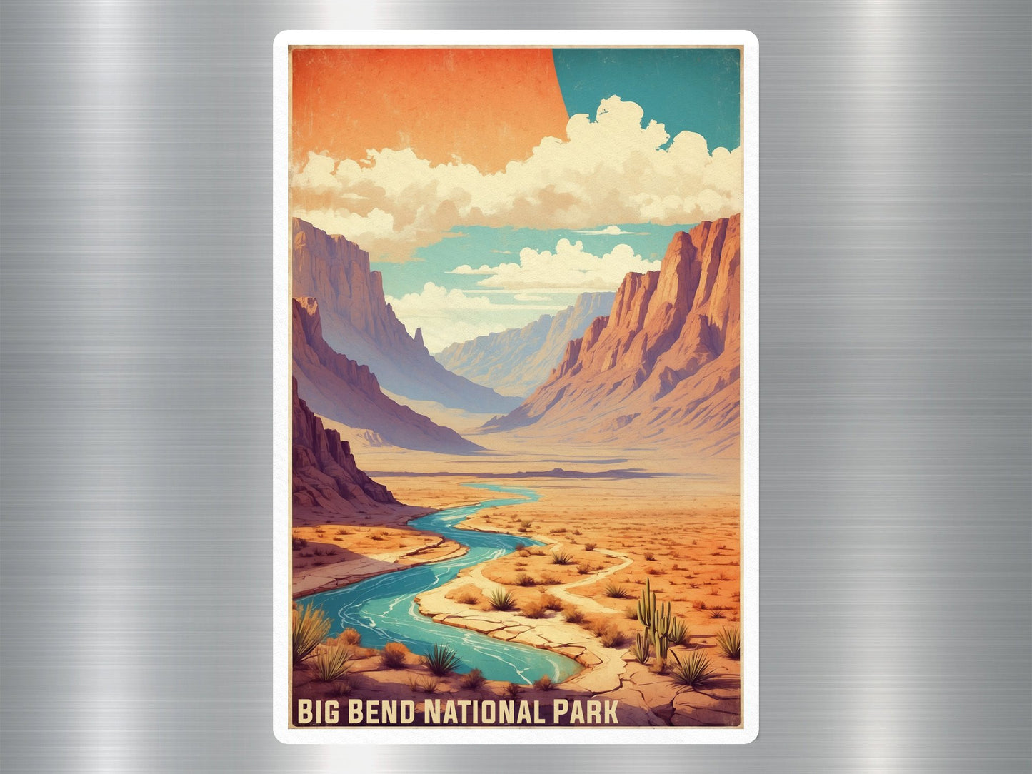 Vintage Big Bend National Park Sticker