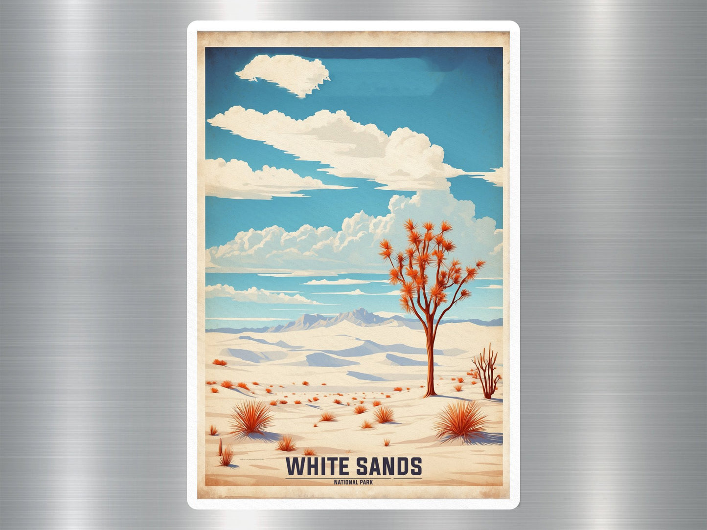 Vintage White Sands National Park Sticker