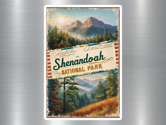 Vintage Shenandoah National Park Sticker