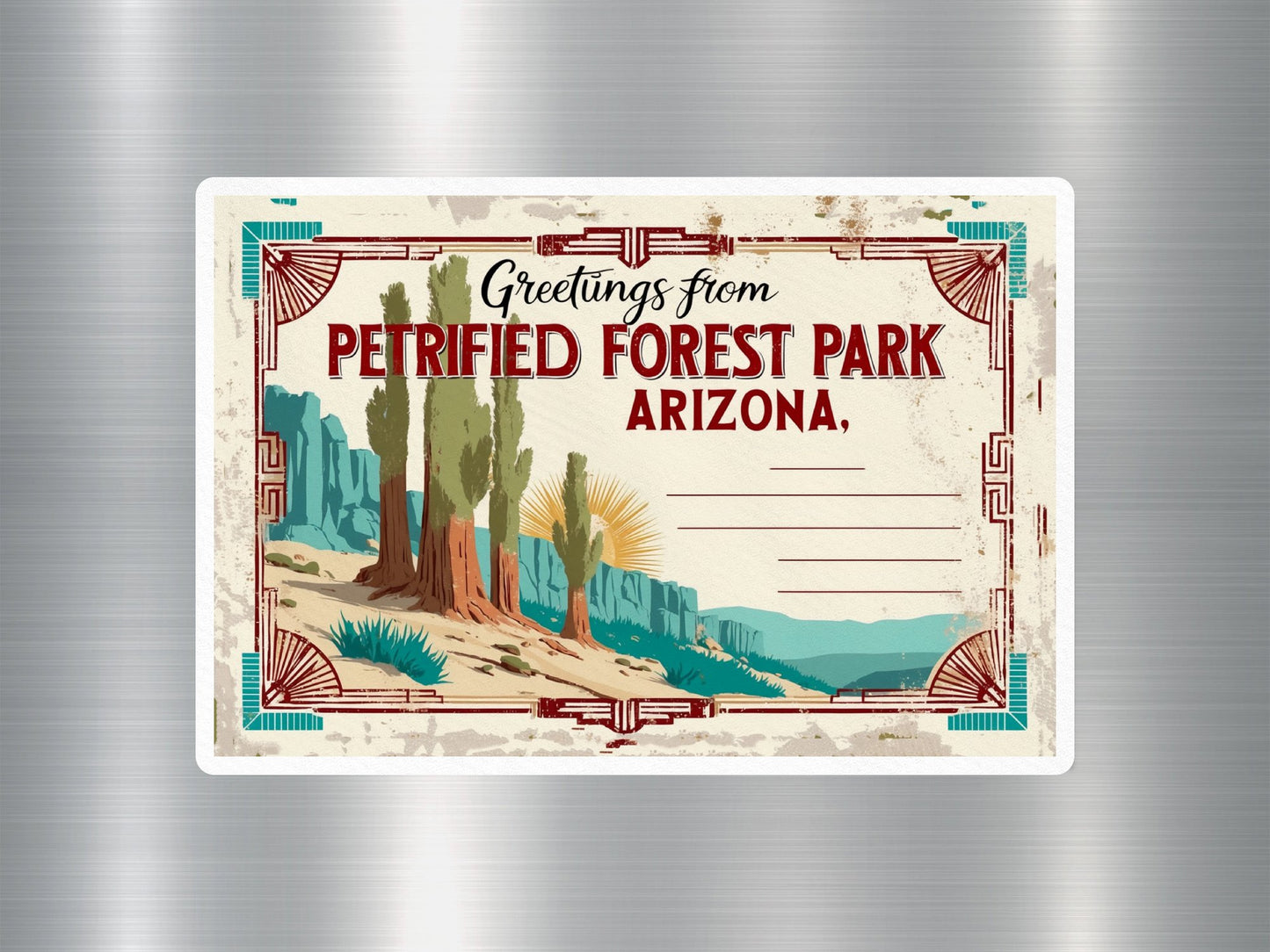 Vintage Petrified Forest National Park Sticker