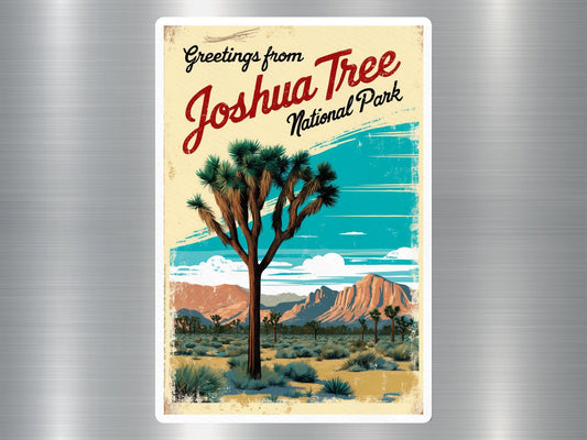 Vintage Joshua Tree National Park Sticker