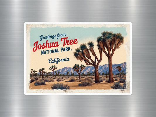 Vintage Joshua Tree National Park Sticker