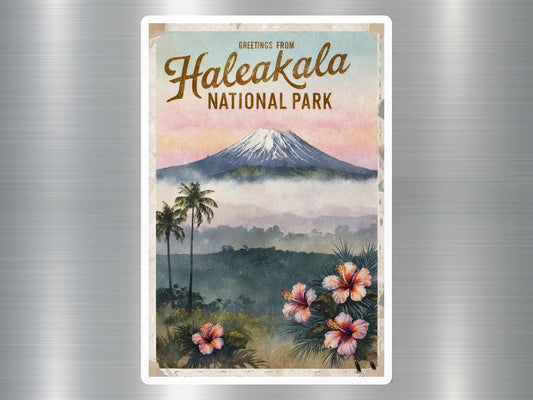 Vintage Haleakala National Park Sticker