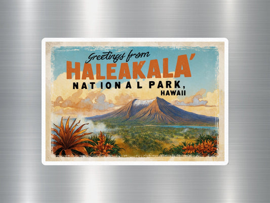 Vintage Haleakala National Park Sticker