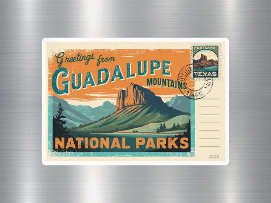 Vintage Guadalupe Mountains National Park Sticker