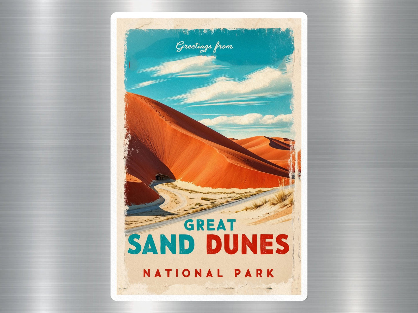 Vintage Great Sand Dunes National Park Sticker