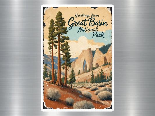 Vintage Great Basin National Park Sticker