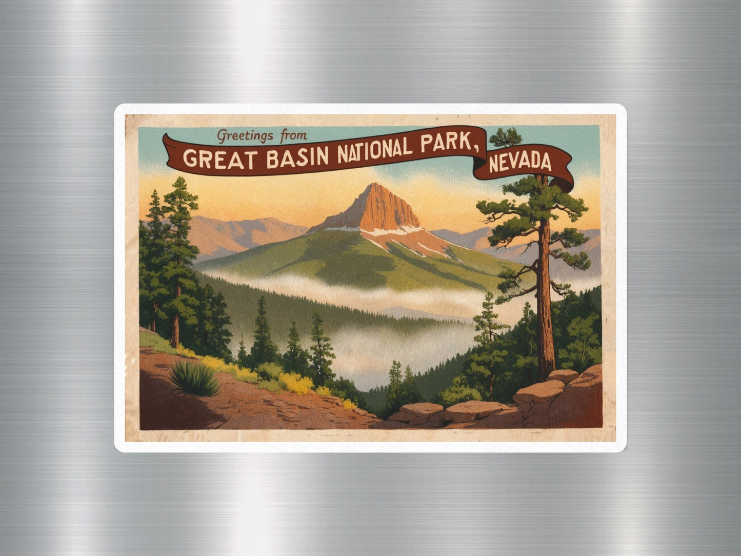 Vintage Great Basin National Park Sticker