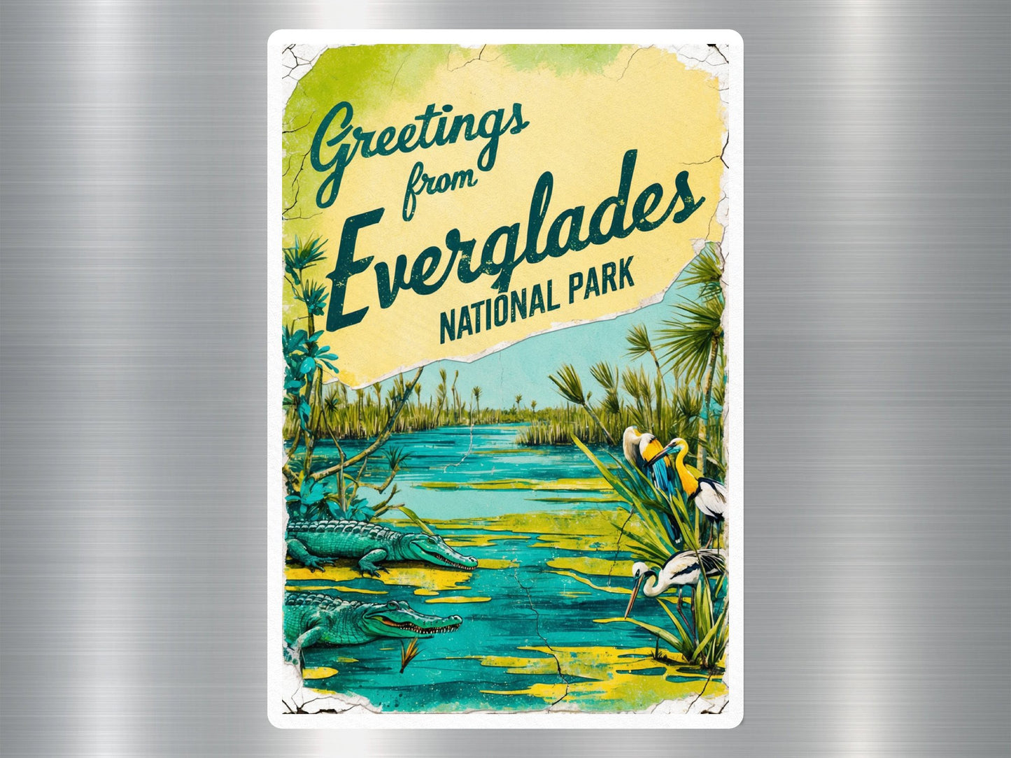 Vintage Everglades National Park Sticker