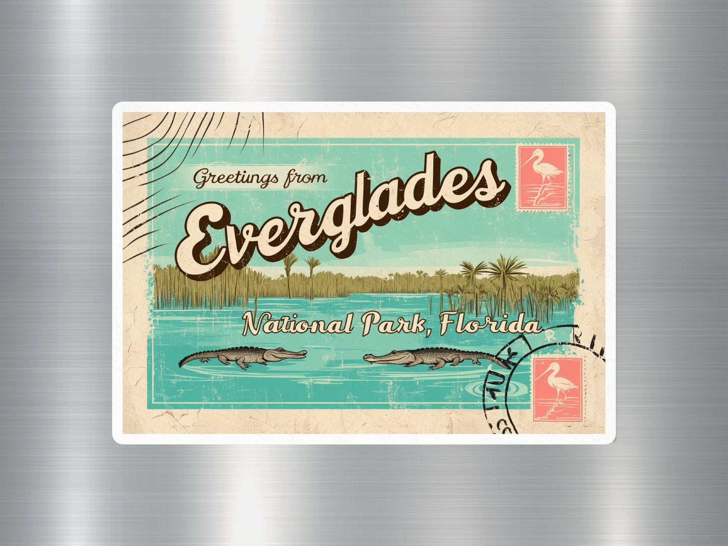 Vintage Everglades National Park Sticker