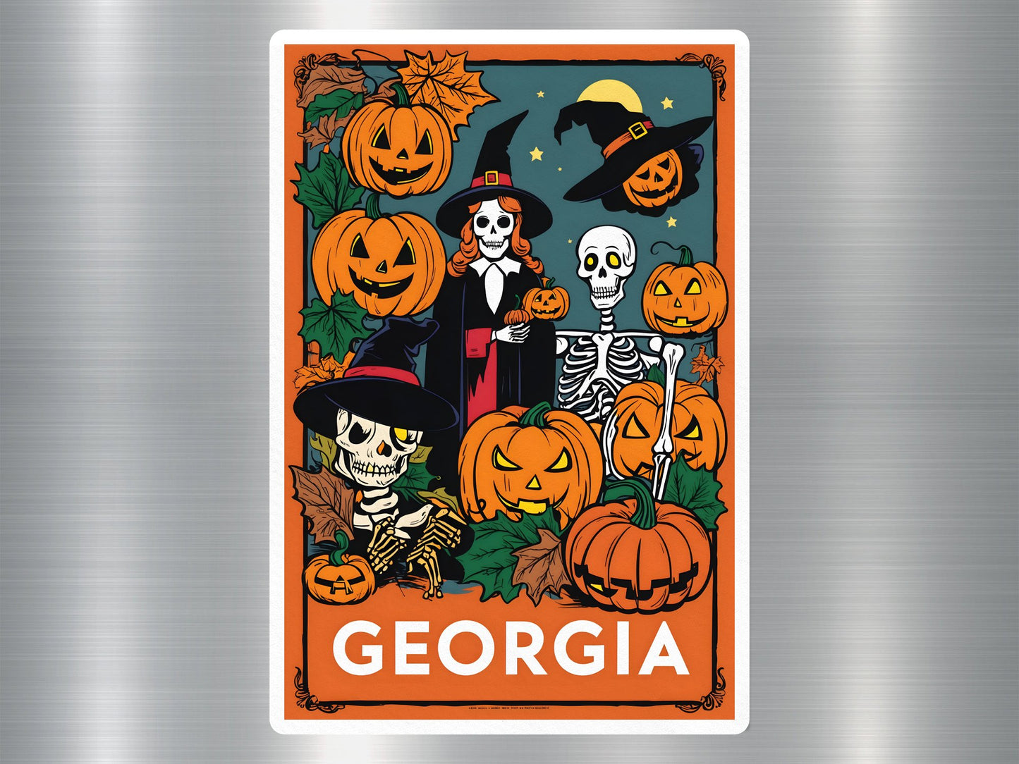 Georgia Halloween Sticker