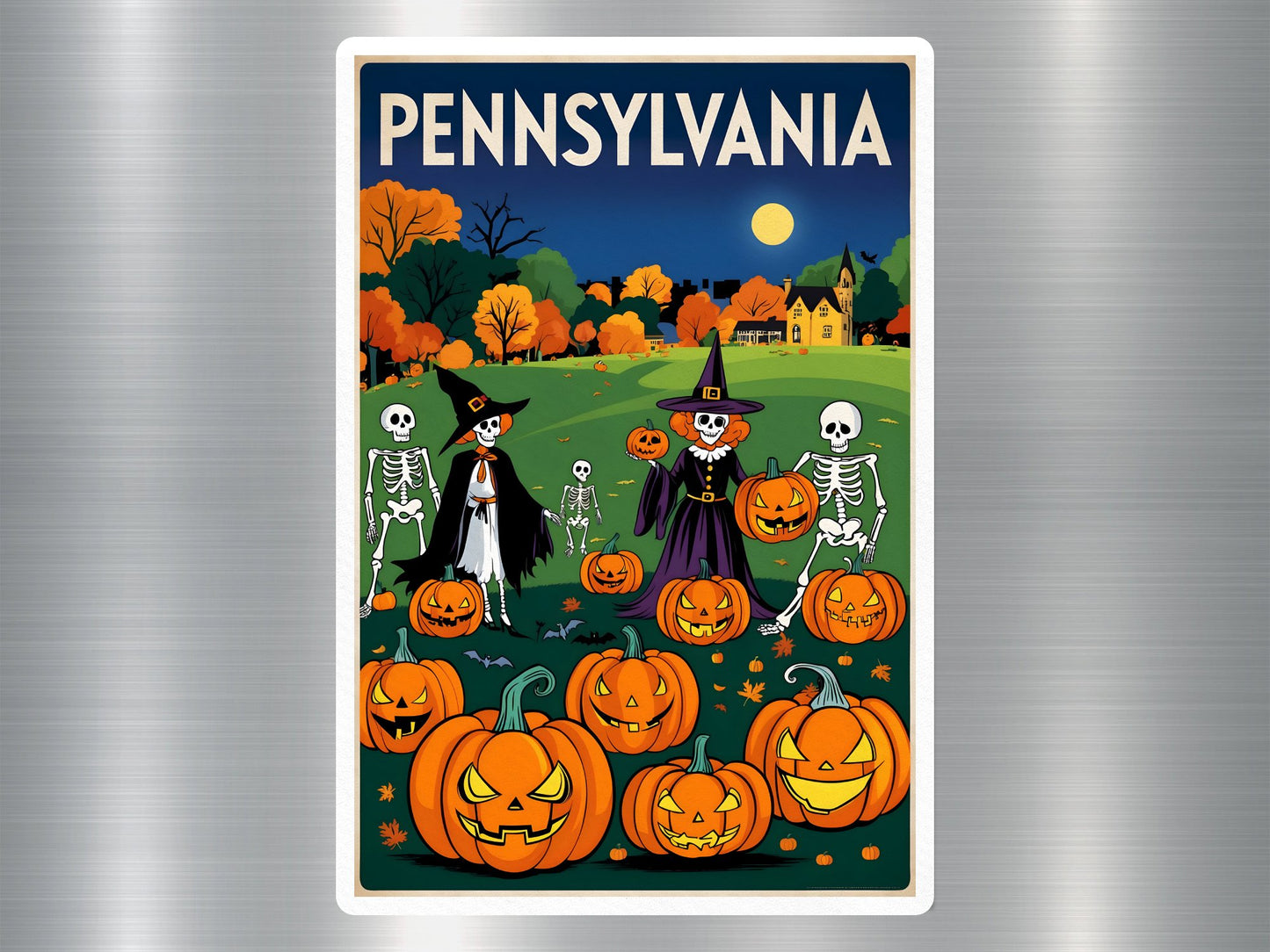 Pennsylvania Halloween Sticker