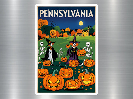 Pennsylvania Halloween Sticker