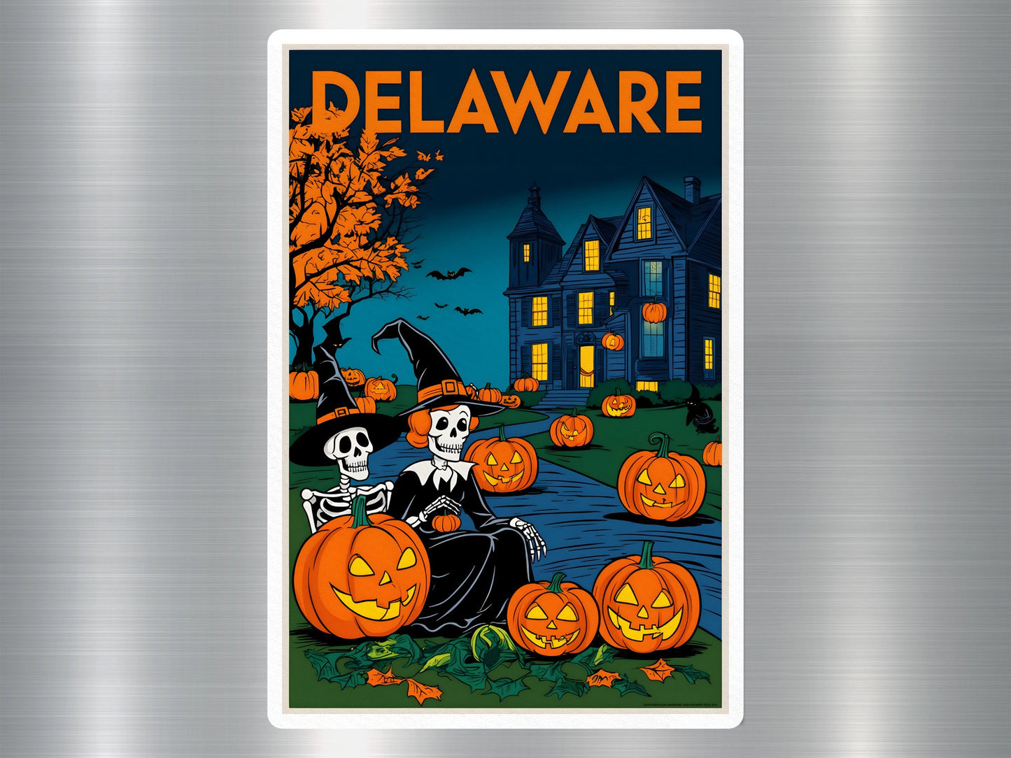 Delaware Halloween Sticker