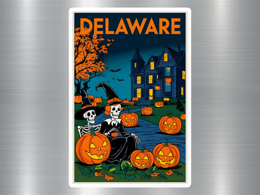 Delaware Halloween Sticker