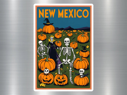 New Mexico Halloween Sticker