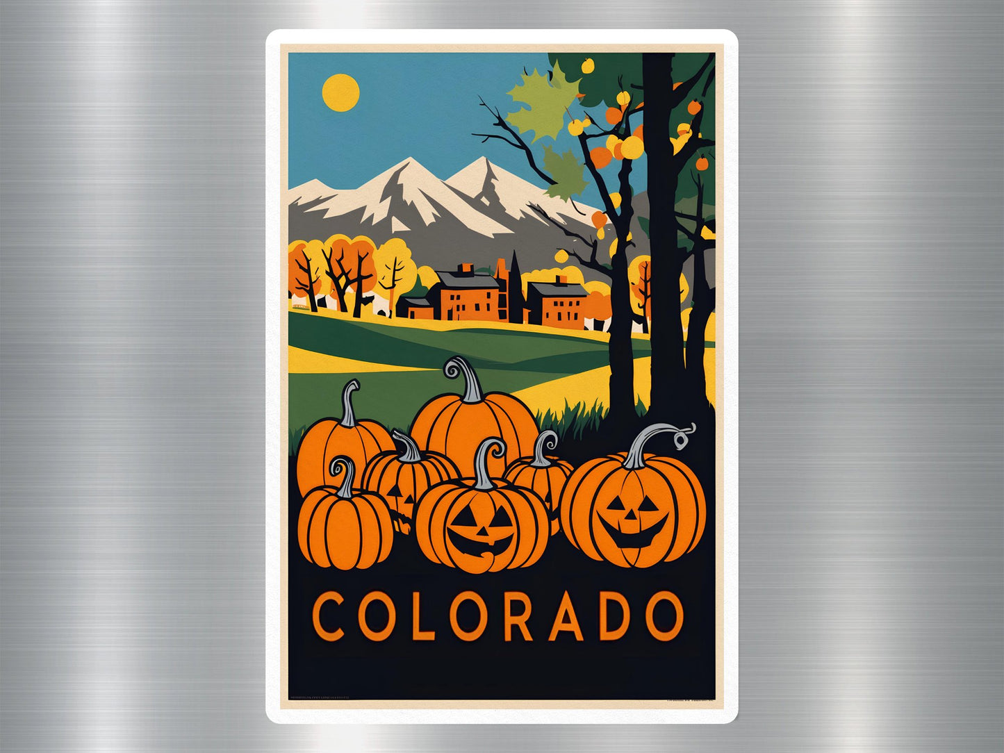 Colorado Halloween Sticker