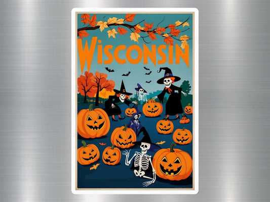 Wisconsin Halloween Sticker