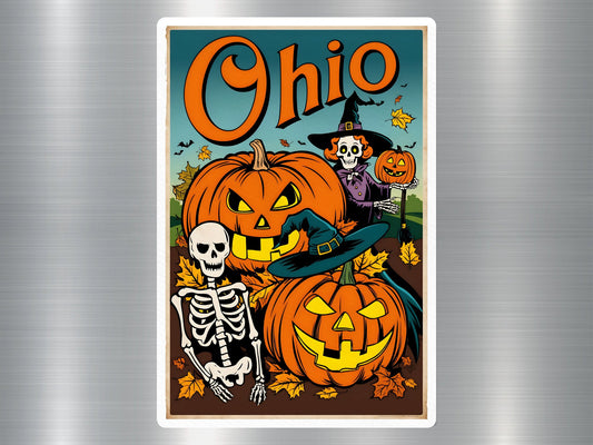 Ohio Halloween Sticker