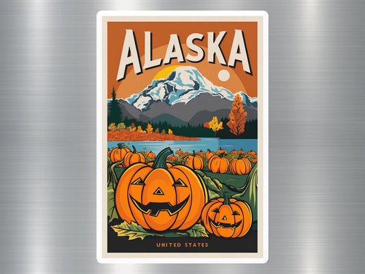 Alaska Halloween Sticker