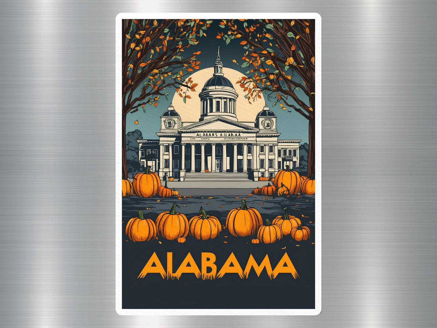 Alabama Halloween Sticker