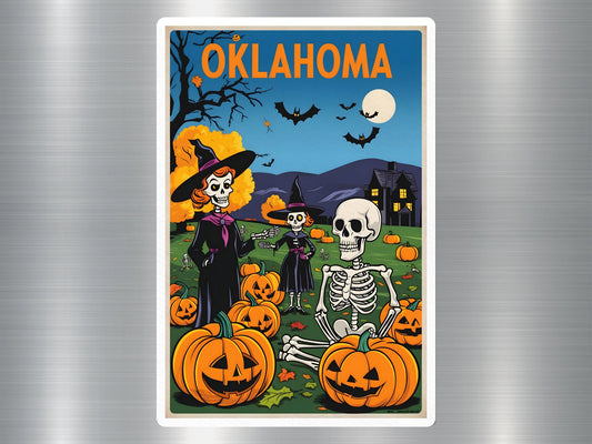 Oklahoma Halloween Sticker