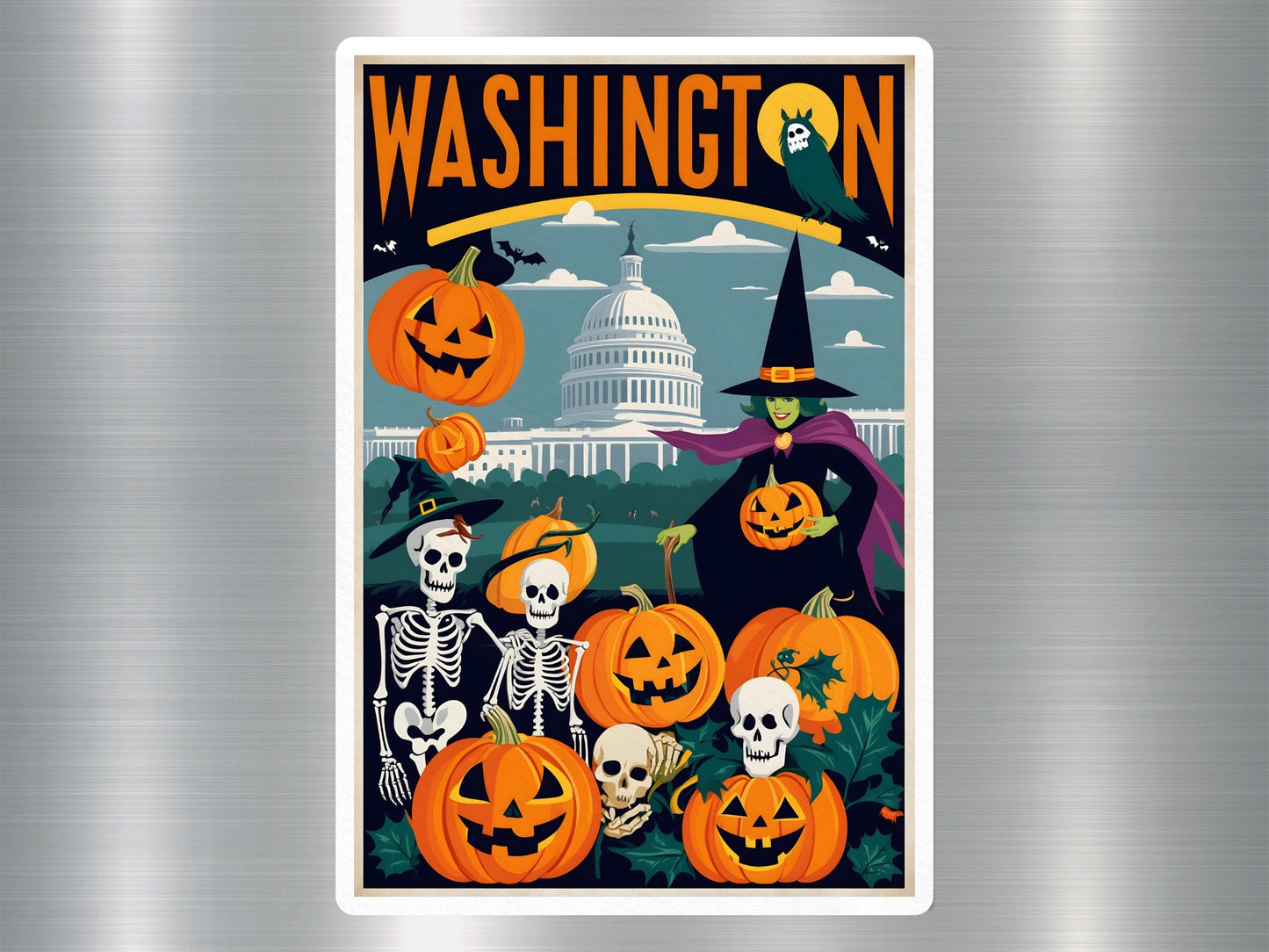 Washington Halloween Sticker