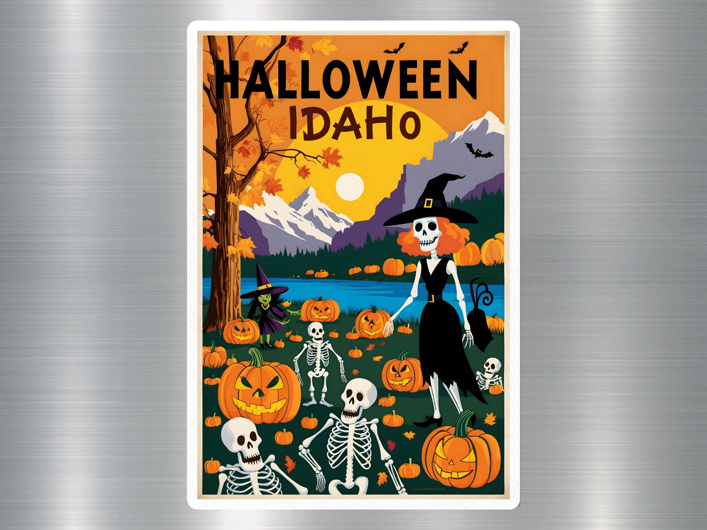 Idaho Halloween Sticker