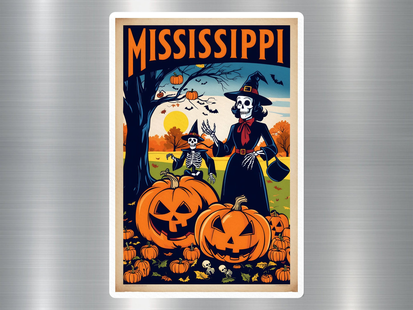 Mississippi Halloween Sticker
