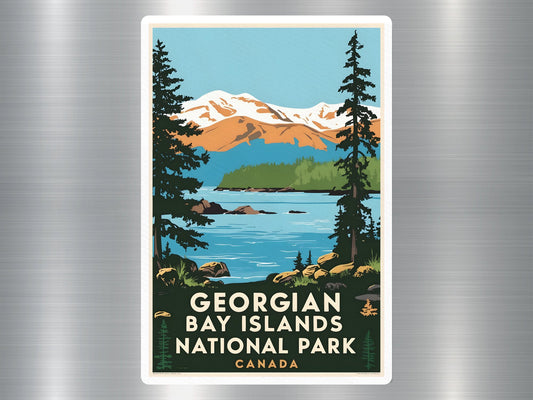 Georgian Bay Island Canada National Park Sticker