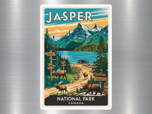 Jasper Canada National Park Sticker