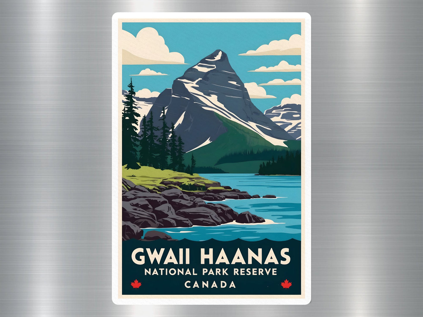 Vintage Gwaii Haanas Canada National Park Sticker