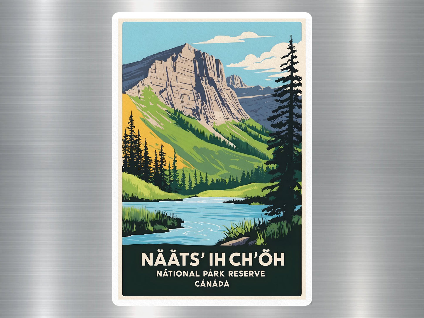 Vintage Naats Ihchoh Canada National Park Sticker