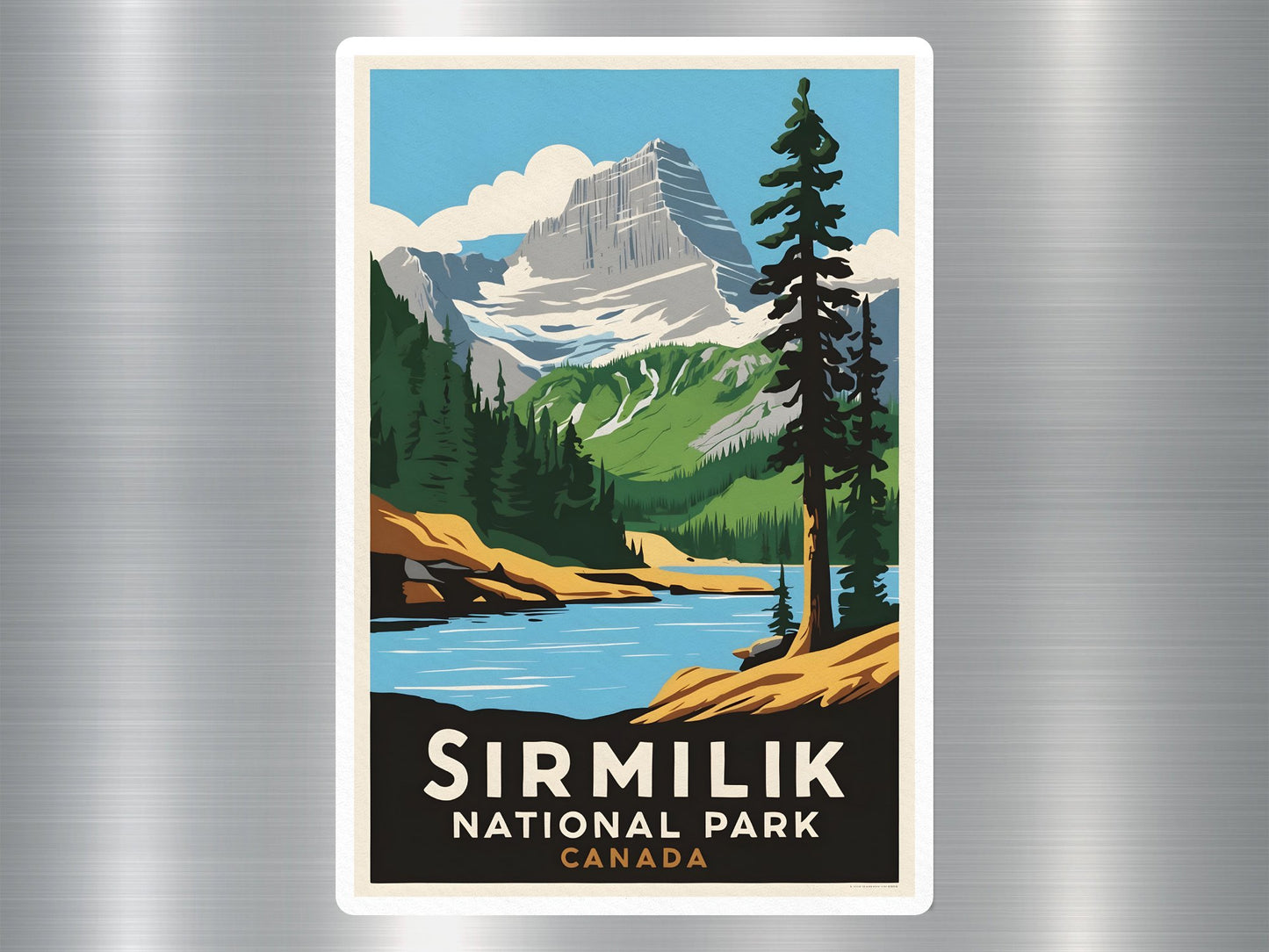 Vintage Sir Milik Canada National Park Sticker