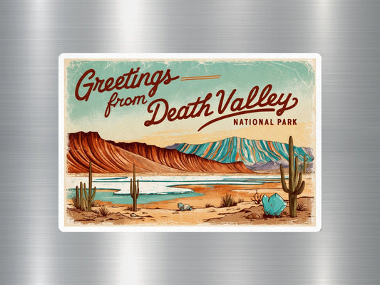 Vintage Death Valley National Park Sticker