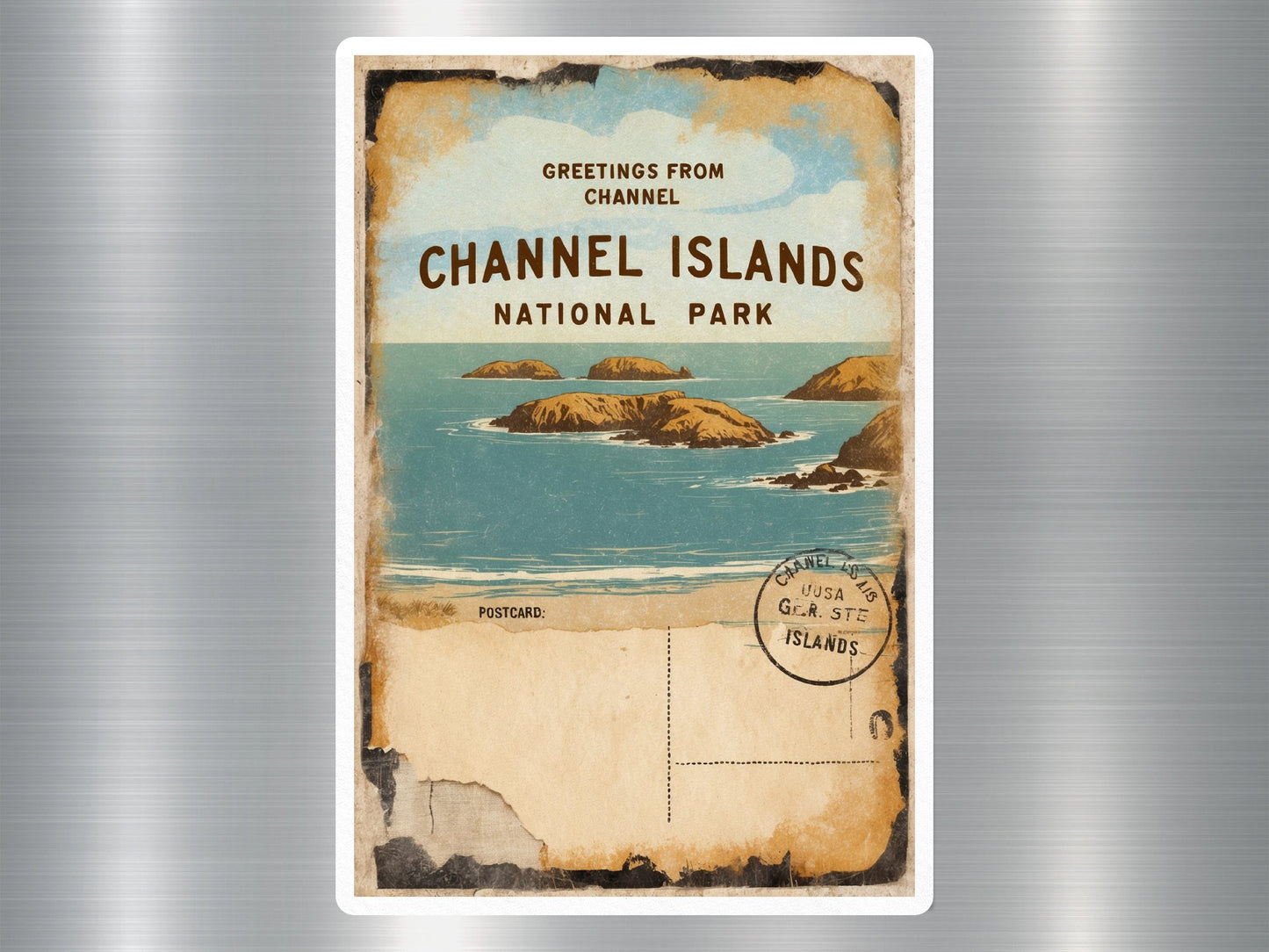 Vintage Channel Islands National Park Sticker