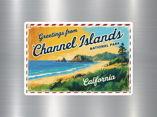 Vintage Channel Islands National Park Sticker