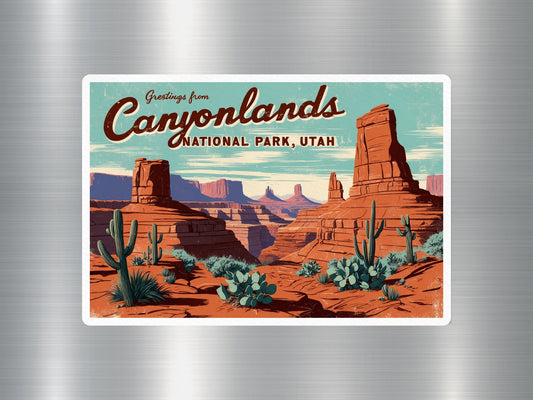 Vintage Canyonlands National Park Sticker